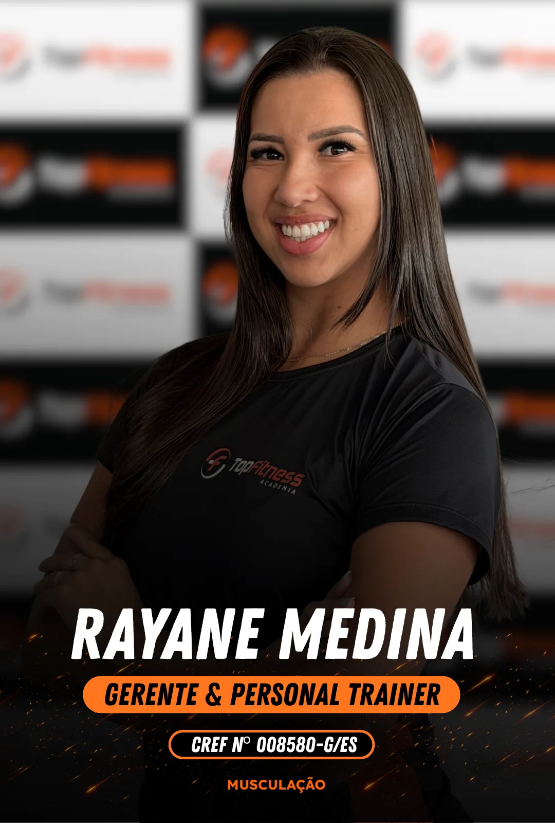Rayane Medina — Gerente e Personal Trainer