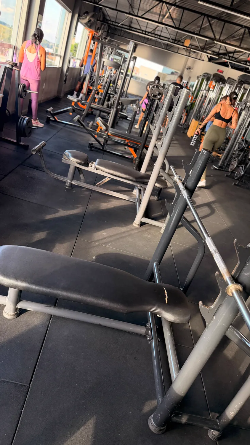 Ambiente da Academia Top Fitness
