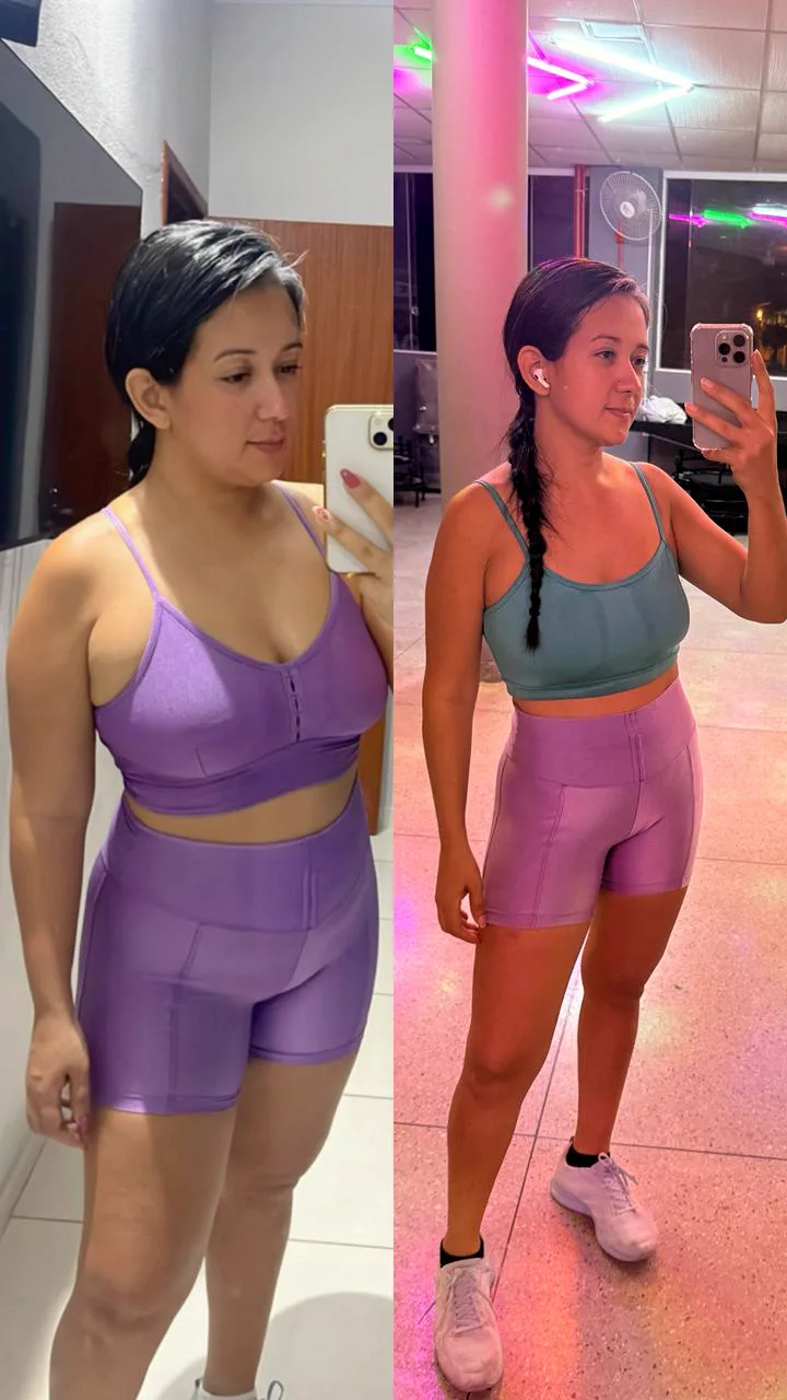 Transformação de aluno Top Fitness